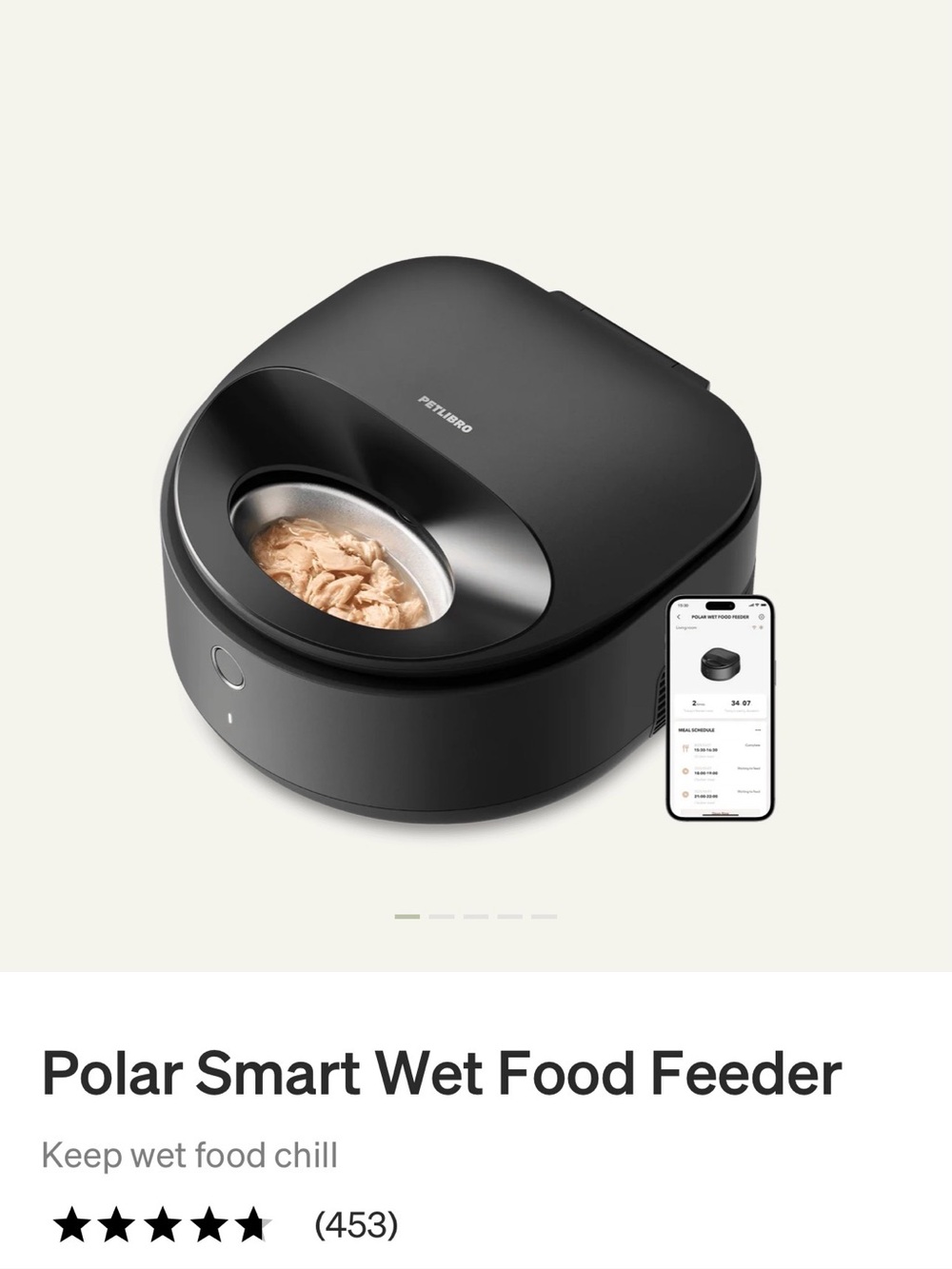 Smart Wet Food Feeder - Black